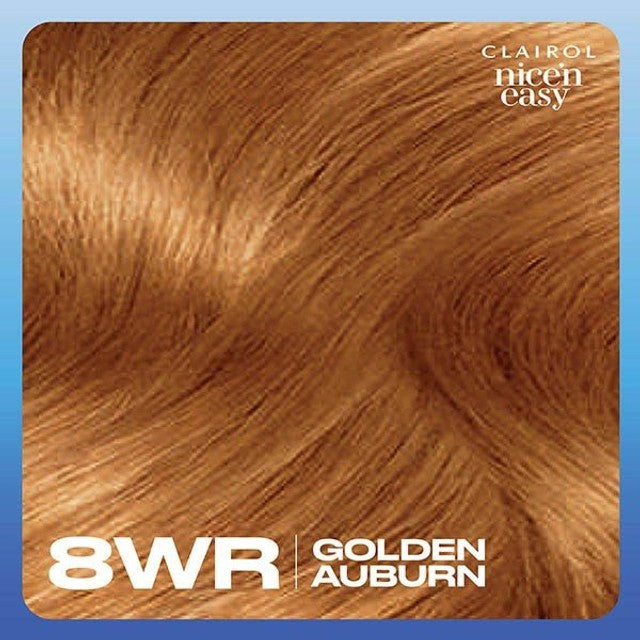 Clairol hair dye 8WR Golden Auburn - British product