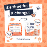 Pura Size 1 newborn nappies, imported from the UK
