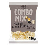 M&S salt and black pepper shaped potato snacks 150g, imported from the UK