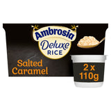 Ambrosia salted caramel rice pudding dessert pots 2 x 110g - British product