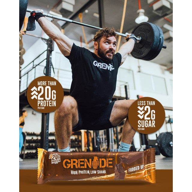 Grenade Fudged Up Protein Bar Chocolate Fudge 60g, UK version
