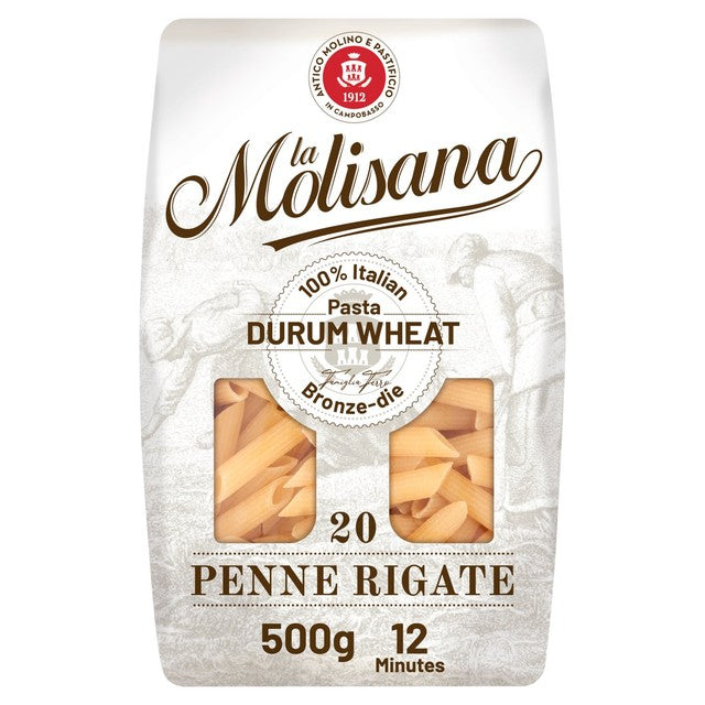 La Molisana penne rigate pasta 500g, UK version