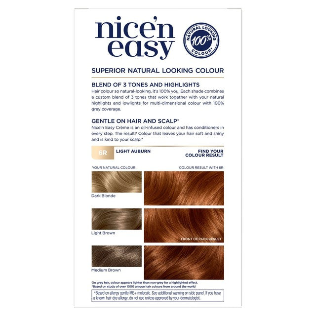 Clairol hair dye Light Auburn 60ml - British product