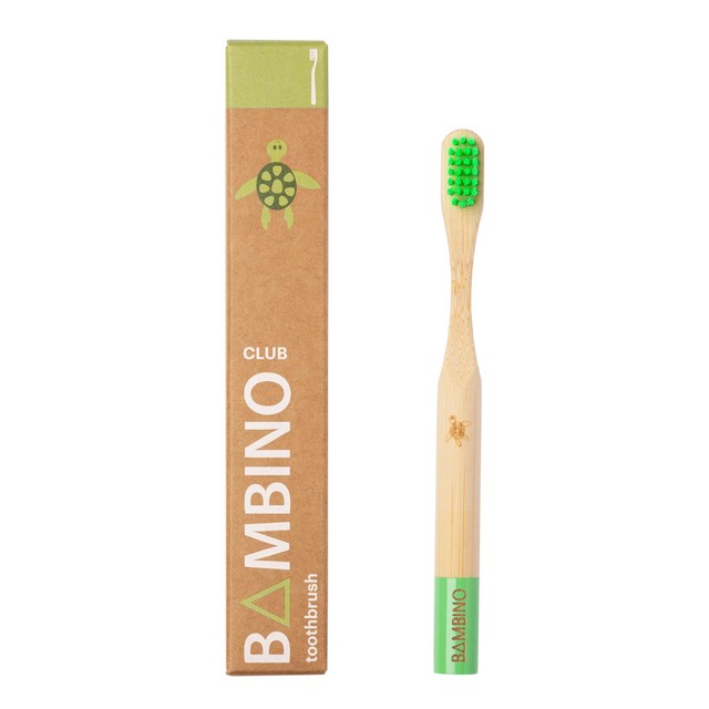 Bambino Green Kids Toothbrush - British product