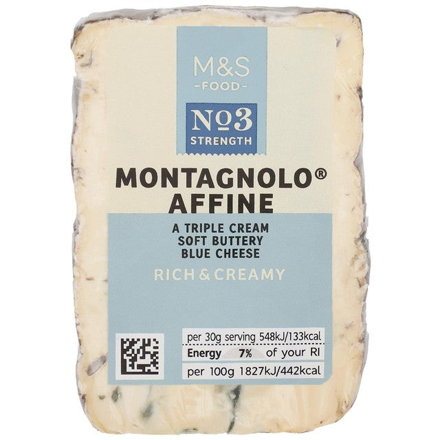 M&S Montagnolo Affine blue cheese 160g, imported from the UK