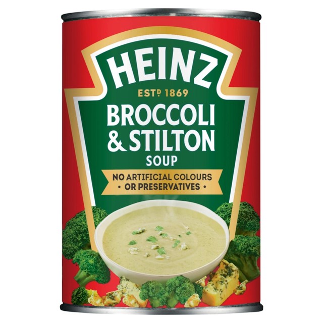 Heinz Broccoli & Stilton soup 400g, UK version