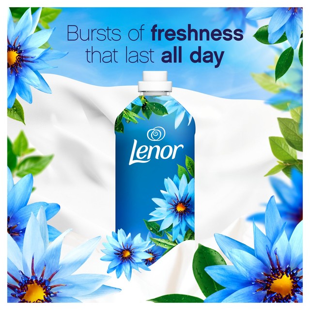 Lenor fabric conditioner with Ocean Escape Fresh Scent, 1386ml bottle, UK version