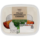 M&S Italian Mozzarella Cherries 125g, imported from the UK