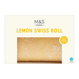 M&S Lemon Swiss Roll 325g, imported from the UK