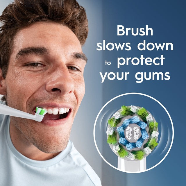 Oral-B Pro 1 Cross Action pink toothbrush, imported from the UK