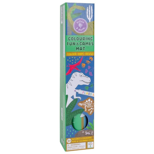 Floss & Rock Dinosaur Reusable Activity Mat - British product