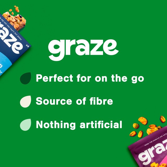 Graze Smoky BBQ Crunch pulses and corn snack 28g, UK version