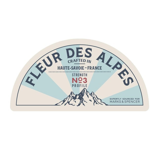 M&S Fleur Des Alpes soft cheese 220g, imported from the UK