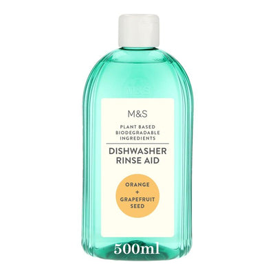 M&S Dishwasher Rinse Aid with Orange and Grapefruit Seed Oils 500ml