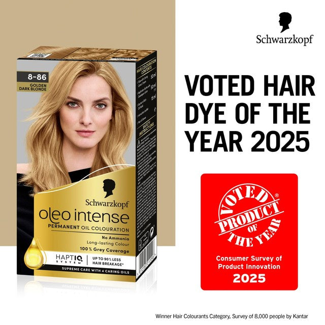 Schwarzkopf hair dye Golden Dark Blonde (British brand)