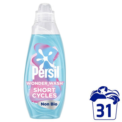 Persil Wonder Wash Sensitive Non Bio Liquid Laundry Detergent 837ml