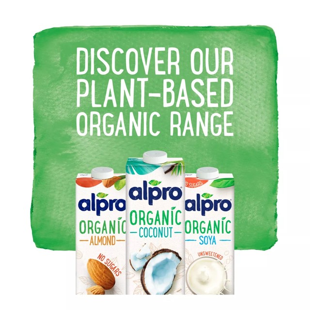 Alpro Organic Soya No Sugars Dairy Free Drink 1L - British product