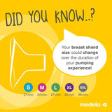 Medela Large Contact Nipple Shield 24mm, imported from the UK