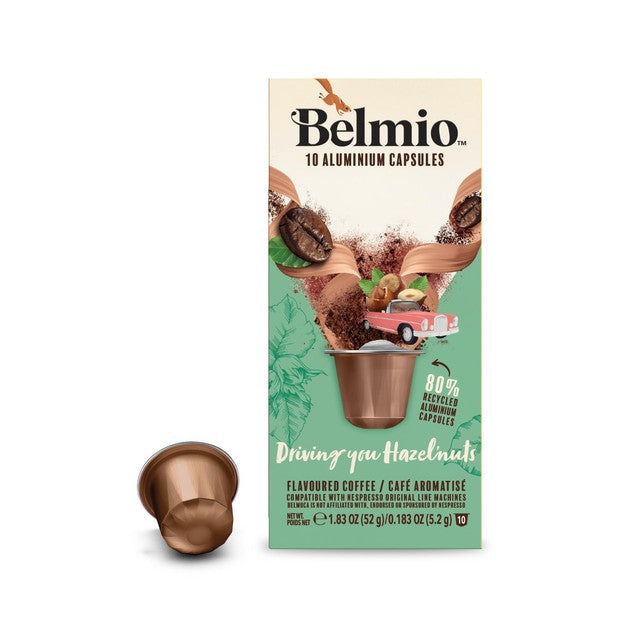 Belmio hazelnut coffee pods 10 pack - British product