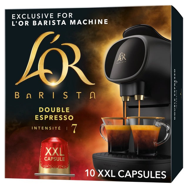 L'OR Double Espresso XXL coffee pods intensity 7 10 pack, UK version