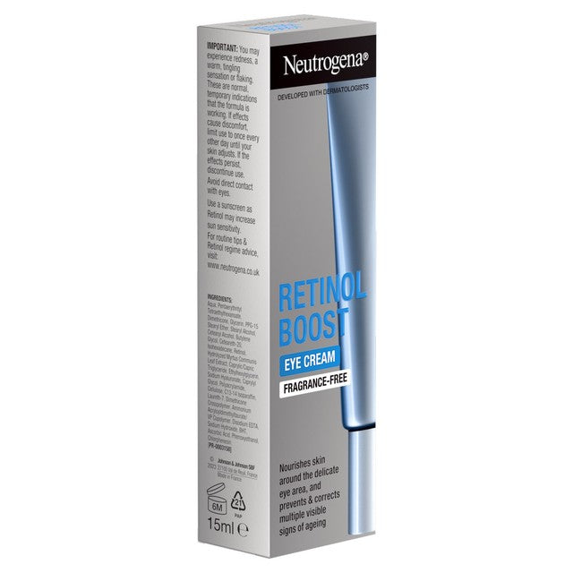 Neutrogena Retinol Boost eye cream 15ml, imported from the UK