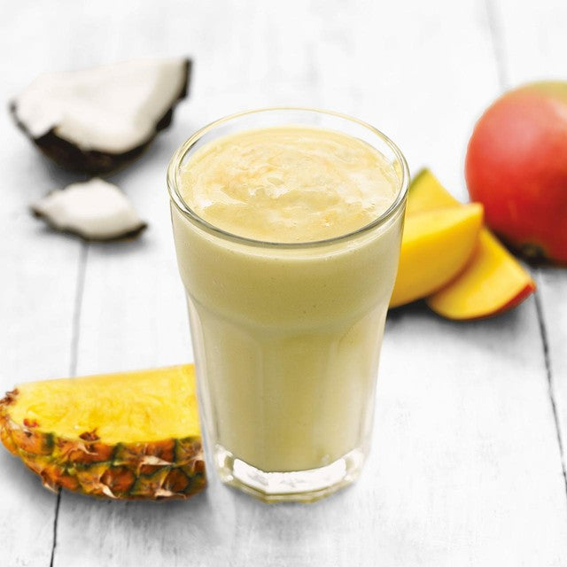 M&S tropical smoothie mix frozen 489g, imported from the UK