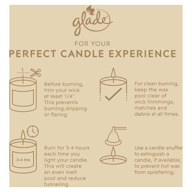 Glade Anti-Odour Scented Candle 112g, UK version