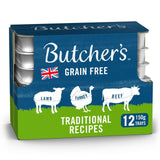 Butcher's dog food trays variety pack 12 x 150g - British product