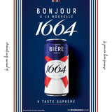Kronenbourg 1664 Bière Lager 10 x 440ml cans, UK version