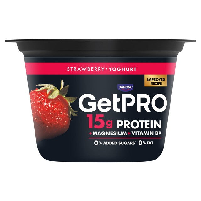 GetPro Strawberry High Protein Yogurt 160g - British product