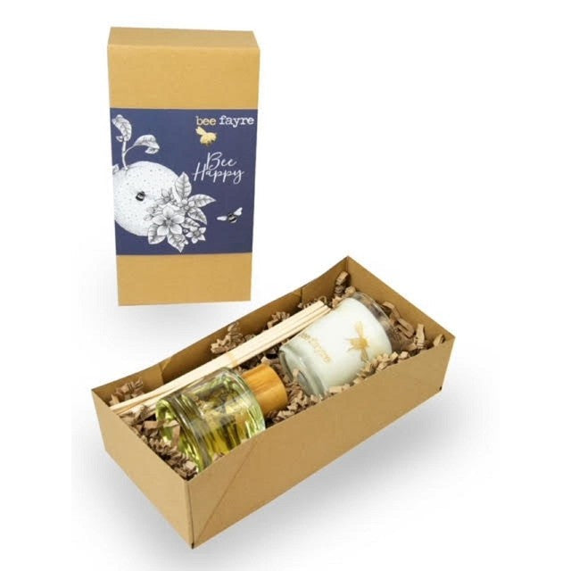 Beefayre Orange & Neroli home fragrance gift set - British product
