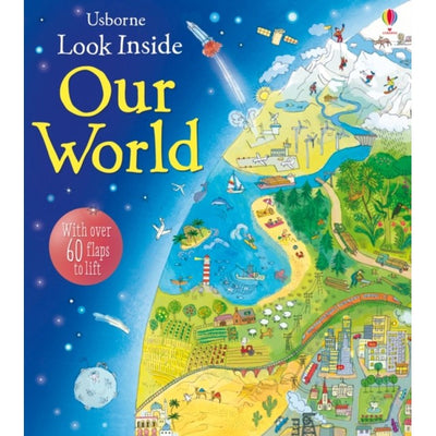 Gardners Books Look Inside Our World Lift The Flaps Usborne Children's Educational Book