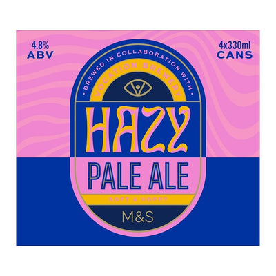 M&S x Vocation Hazy Pale Ale Beer 4 x 330ml