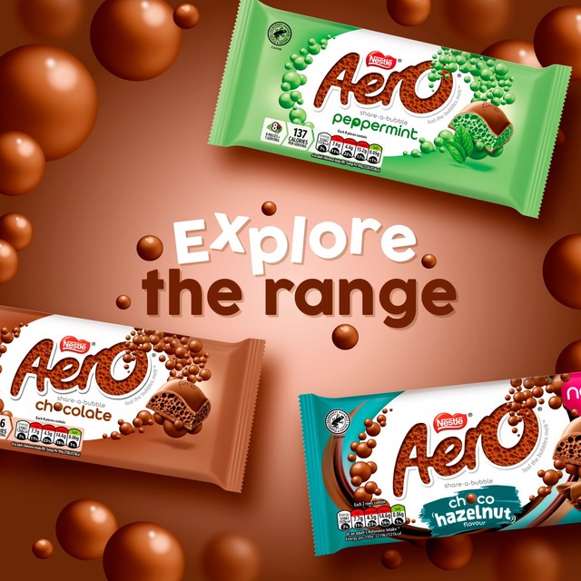 Aero milk chocolate sharing bar 90g - British product