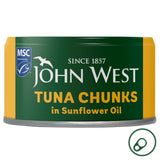 John West Tuna Chunks in Sunflower Oil 125g, UK version