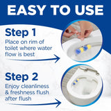 Bloo lemon toilet rim blocks 2 x 50g - British product