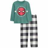 M&S Spiderman pyjamas green 2-3 years, imported from the UK