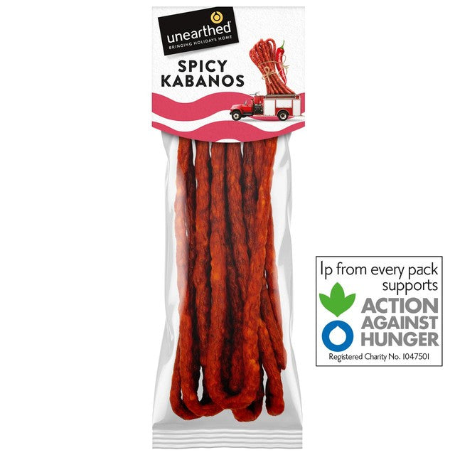 Unearthed Spicy Kabanos Polish snacking sausage 105g (British brand)