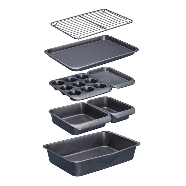 Masterclass smart space stacking non-stick bakeware set 7-piece, imported from the UK