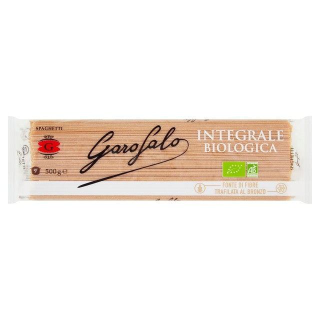 Garofalo organic whole wheat spaghetti 500g, UK version