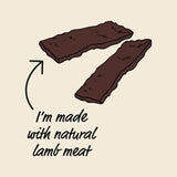 Good Boy tender lamb fillets dog treats 80g, UK version