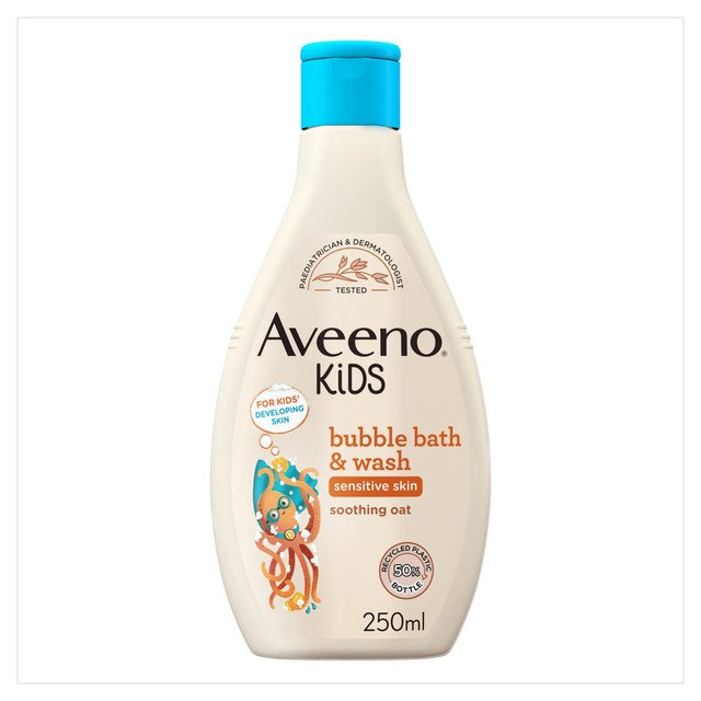 Aveeno Kids Bubble Bath for Sensitive Skin 250ml - British product