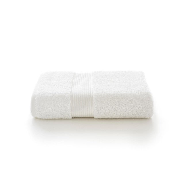 Deyongs Bliss white bath sheet 90cm x 150cm - British product