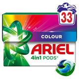 Ariel 4in1 Colour Pods laundry capsules 33 washes - British product