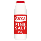 Saxa fine table salt 750g (British brand)