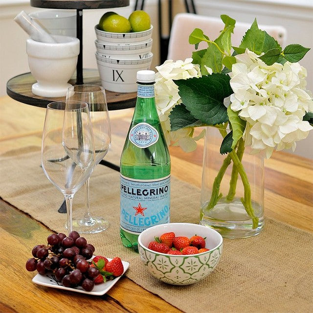 San Pellegrino sparkling mineral water 1L (British brand)