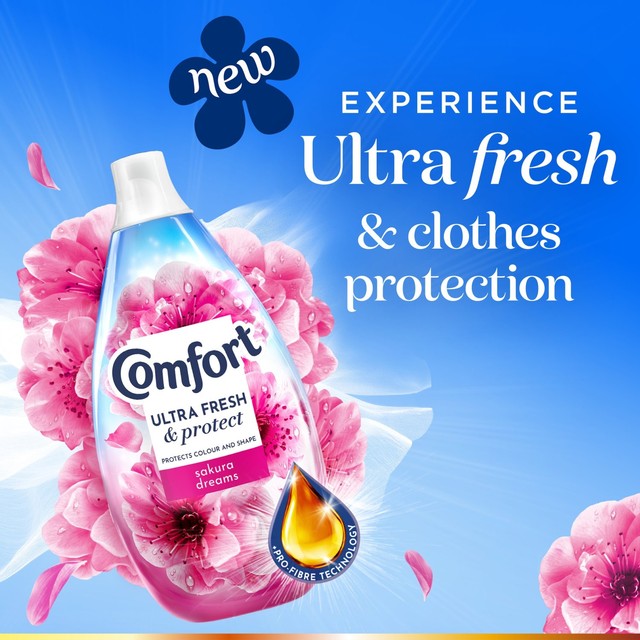 Comfort Sakura Dreams fabric conditioner 870ml - British product