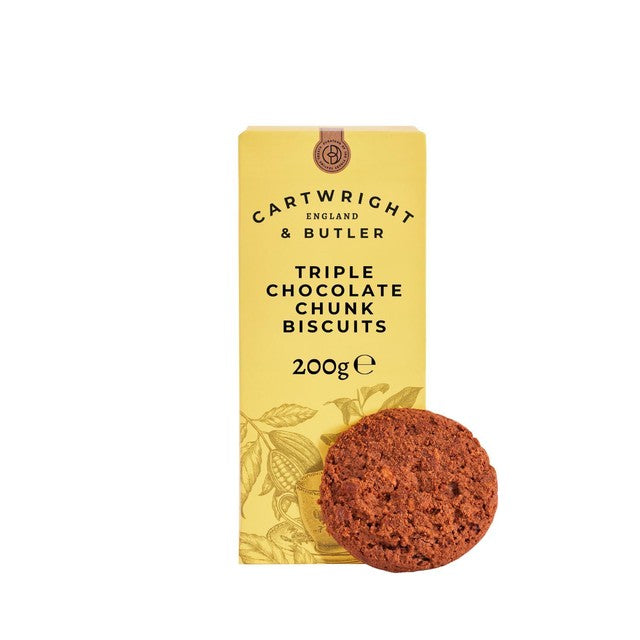 Cartwright & Butler triple chocolate chunk biscuits 200g - British product