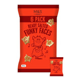 M&S Ready Salted Funky Faces Potato Snacks Multipack 78g, imported from the UK