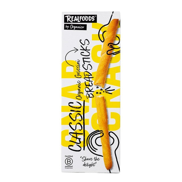 Realfoods Organic Classic Breadsticks